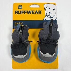 Ruffwear Grip Trex Dog Boots Pair 1.75 inch 44mm blue Vibram Soles New
